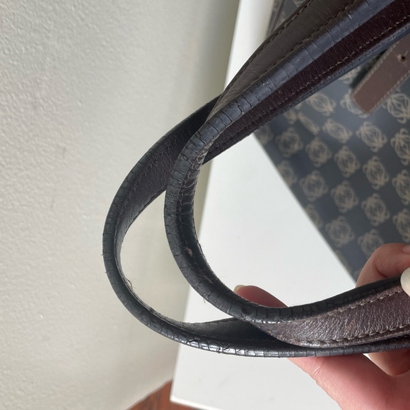 SOLD Vintage Loewe anagram tote - Picture 10 of 14